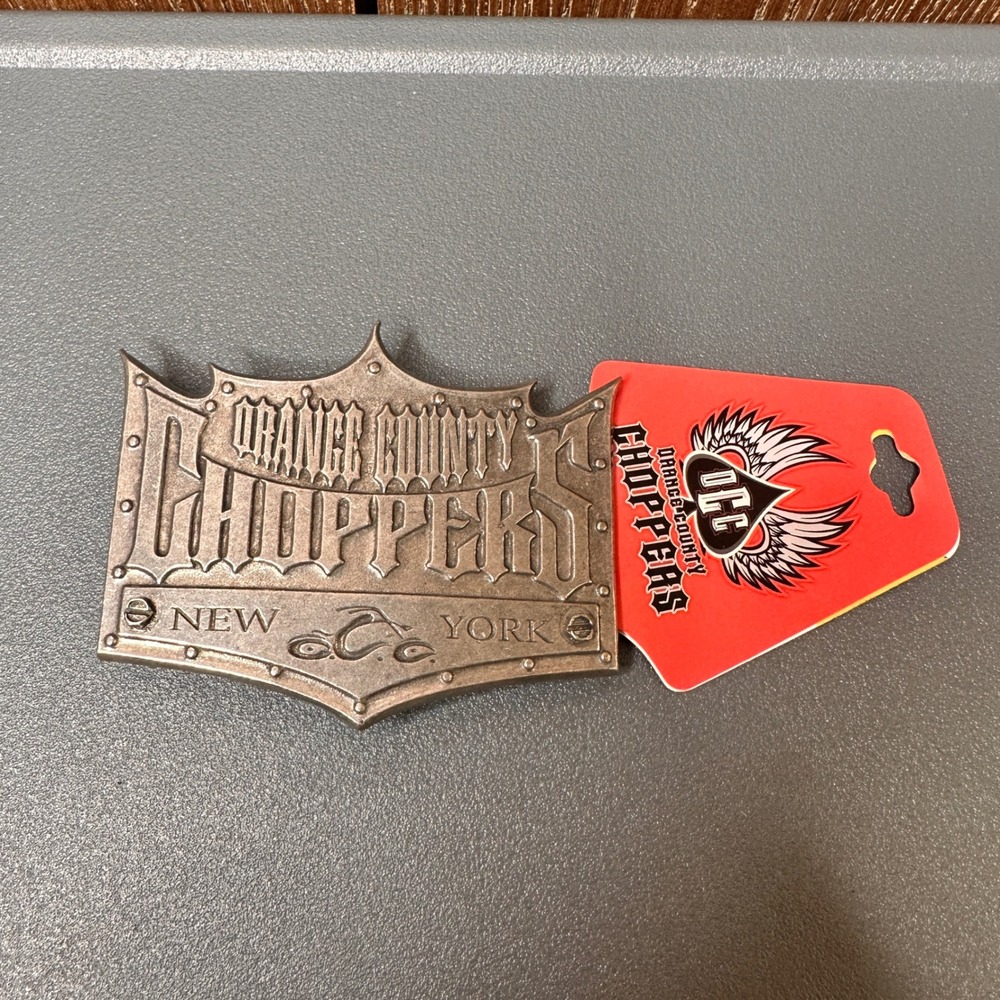 Orange County Choppers OCC 2004 Limited Edition Belt Buckle New York USA Metal